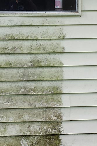 Pressure Wash House Clean Siding